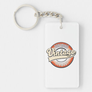 Dortmund vintage style logo, keychain