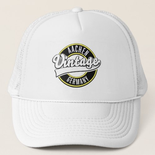 Dortmund vintage style logo trucker hat