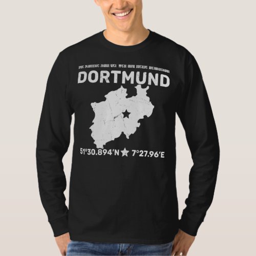 Dortmund Westphalian Germany Dialect Souvenir_1 T_Shirt