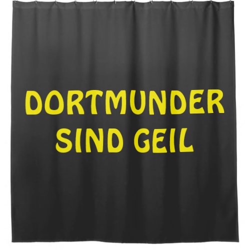 Dortmunder are a gay design shower curtain