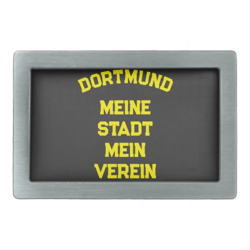 Dortmunder Fan Design Belt Buckle
