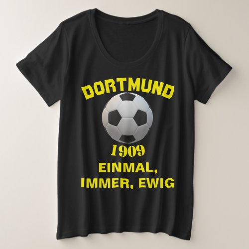 Dortmunder Fan Design Plus Size T_Shirt