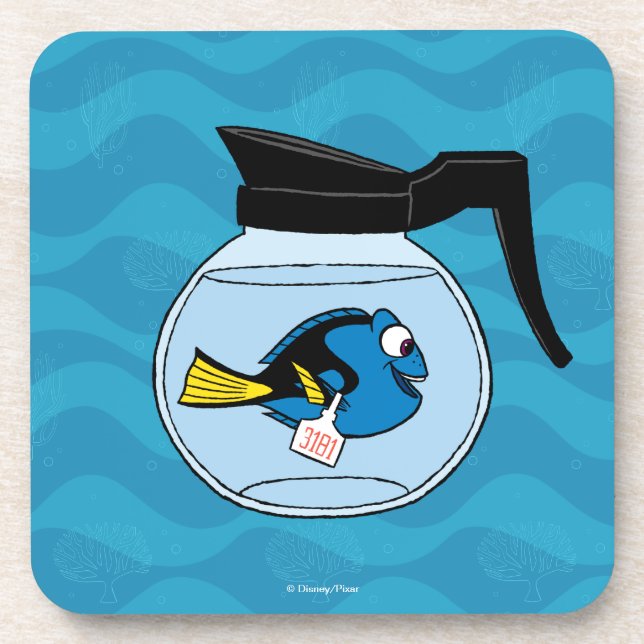 Dory | A Fish Out of Water Drink Coaster (Front)