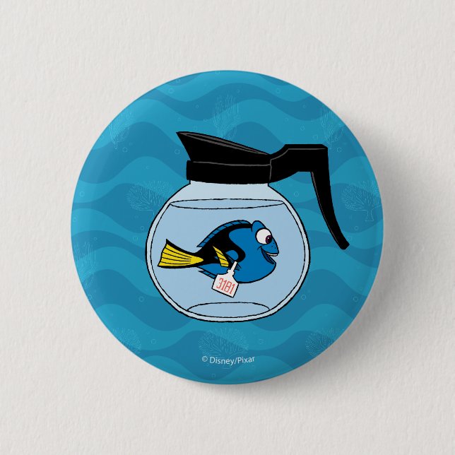 Dory | A Fish Out of Water Pinback Button (Front)