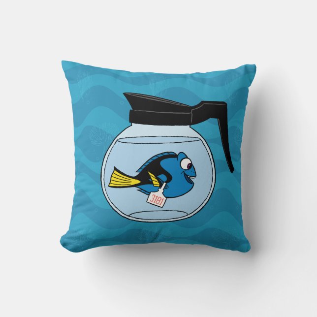 Dory | A Fish Out of Water Throw Pillow (Front)