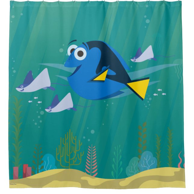 Dory | A Journey Beneath the Sea Shower Curtain (Front)
