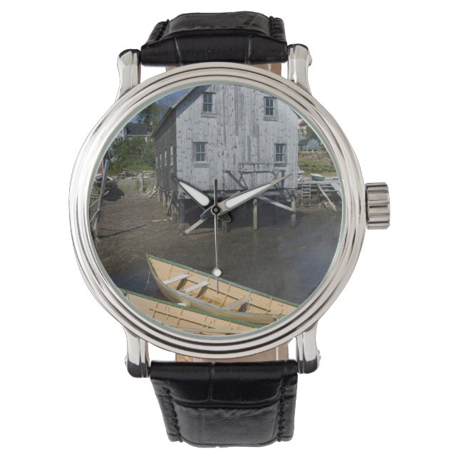 Dory builder,Lunenburg, Nova Scotia, Canada Watch (Front)
