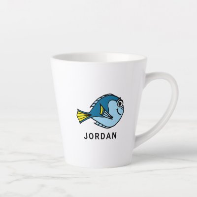 Dory Cartoon Latte Mug