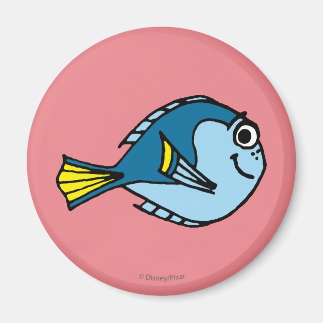 Dory Cartoon Magnet (Front)