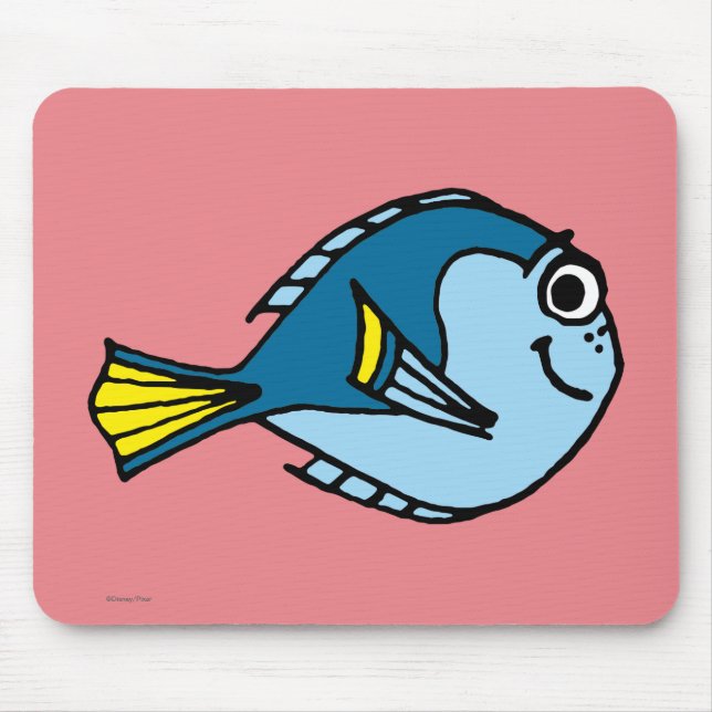 Dory Cartoon Mouse Pad (Front)
