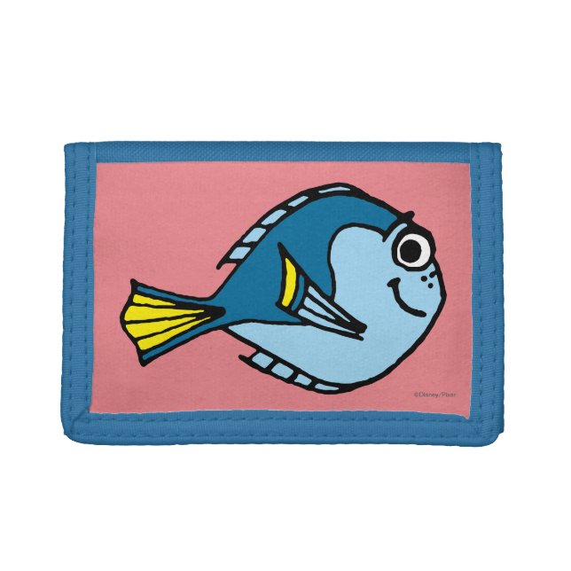Dory Cartoon Tri-fold Wallet (Front)