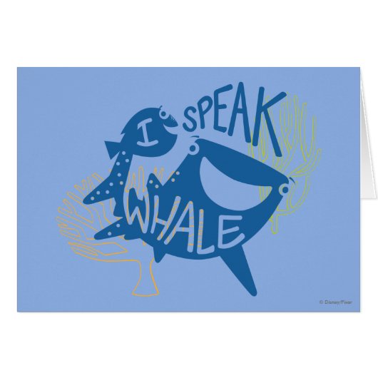 Dory & Destiny | I Speak Whale Cards (Front Horizontal)