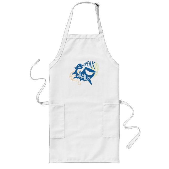 Dory & Destiny | I Speak Whale Long Apron (Front)