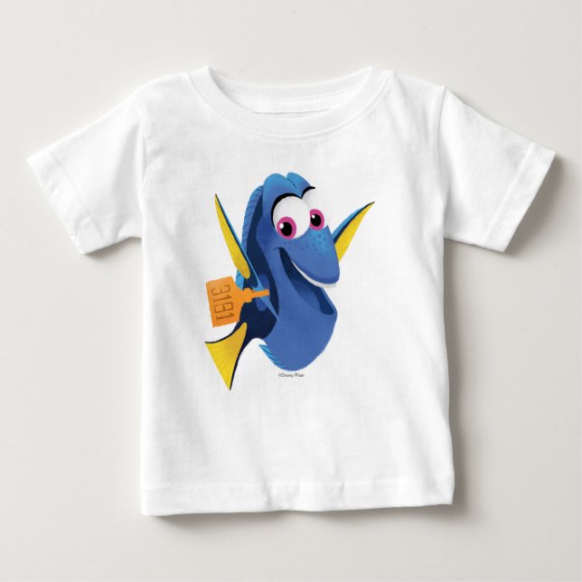 Dory | Finding Who Baby T-Shirt (Front)