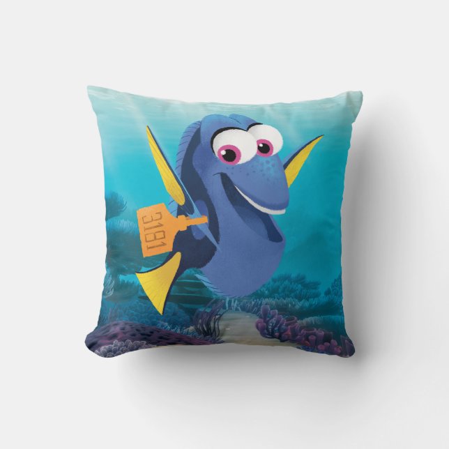 Dory | Finding Who Throw Pillow (Front)
