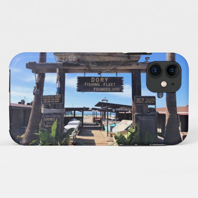 Dory Fishing Fleet, Newport Beach, California Case-Mate iPhone Case (Back (Horizontal))