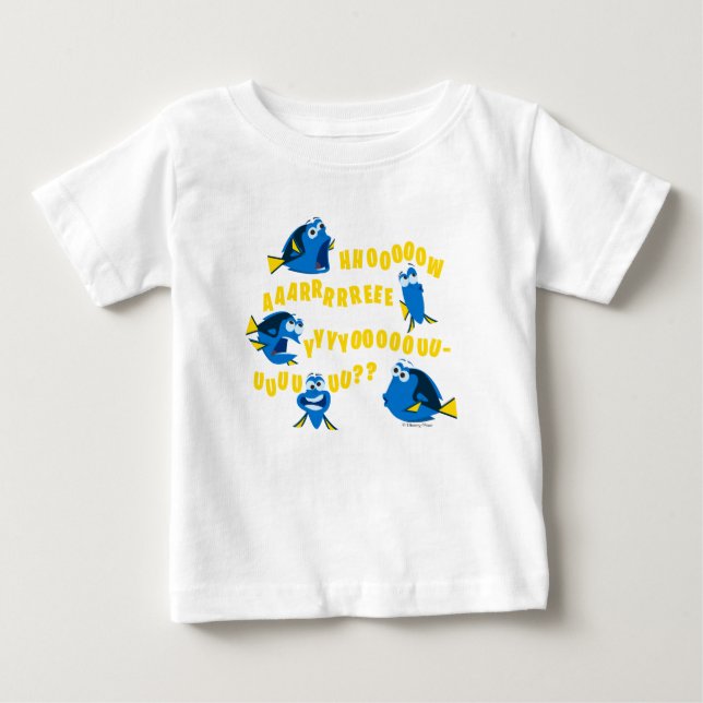 Dory | How Are You? Baby T-Shirt (Front)