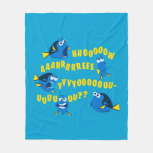 Dory   How Are You? Fleece Blanket