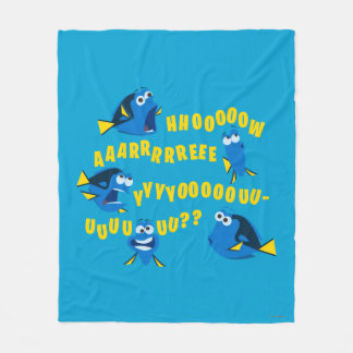 Dory | How Are You? Fleece Blanket