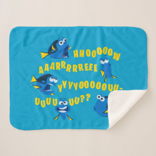 Dory   How Are You? Sherpa Blanket