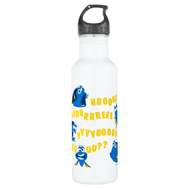 Dory | How Are You? Stainless Steel Water Bottle (Front)
