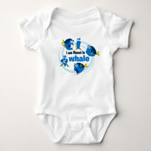 Dory I am Fluent in Whale Baby Bodysuit