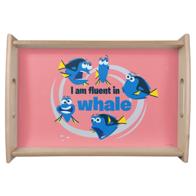 Dory | I am Fluent in Whale Serving Tray (Front)