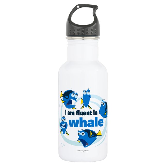 Dory | I am Fluent in Whale Water Bottle (Front)