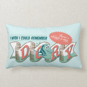 Dory I Wish I Could Remember Lumbar Pillow