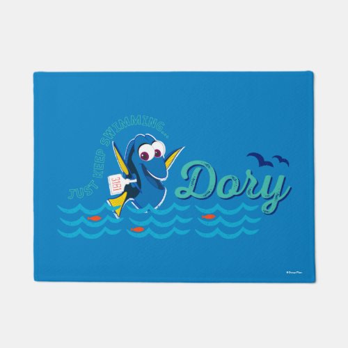 Dory  Just Keep Swimming Doormat
