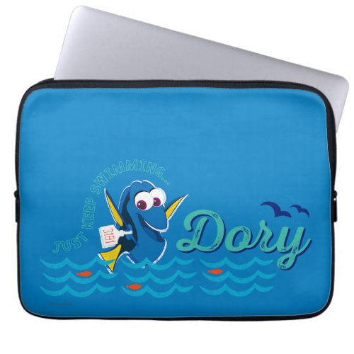 Dory  Just Keep Swimming Laptop Sleeve