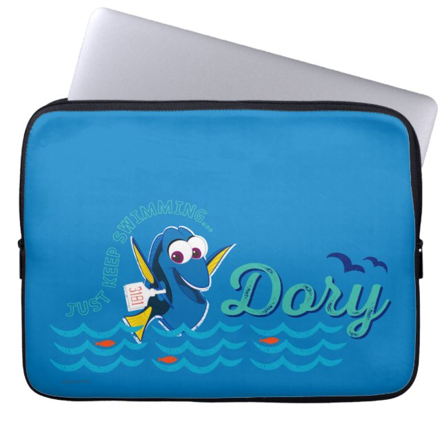 Dory | Just Keep Swimming Laptop Sleeve (Front)