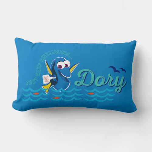 Dory  Just Keep Swimming Lumbar Pillow