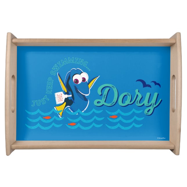Dory | Just Keep Swimming Serving Tray (Front)