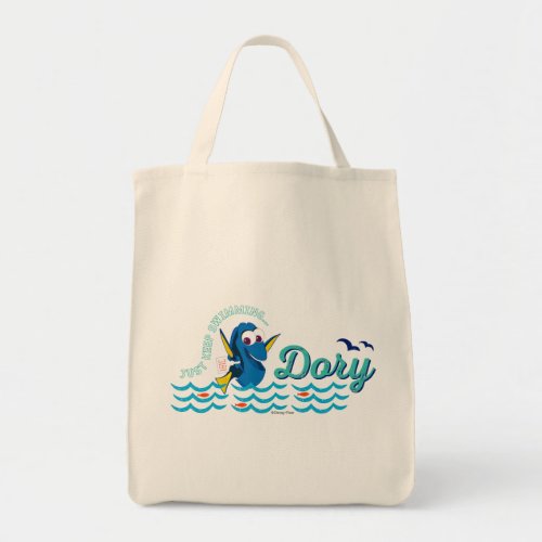 Dory  Just Keep Swimming Tote Bag