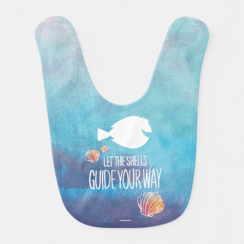 Dory  Let the Shells Guide Your Way Baby Bib