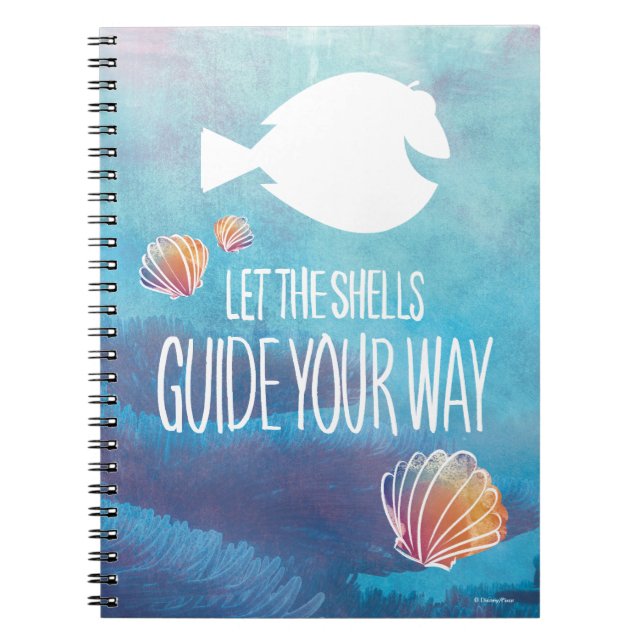 Dory | Let the Shells Guide Your Way Notebook (Front)