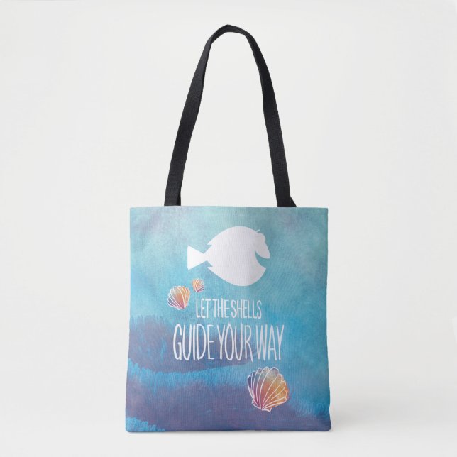 Dory | Let the Shells Guide Your Way Tote Bag (Front)
