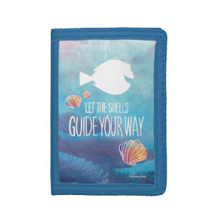 Dory Let the Shells Guide Your Way Tri-fold Wallet