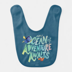 Dory & Nemo   An Ocean of Adventure Awaits Baby Bib