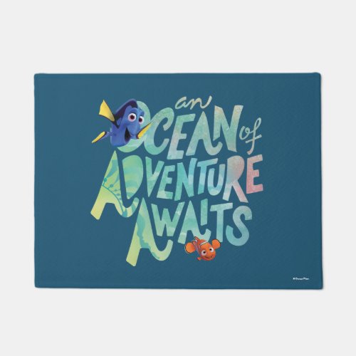 Dory  Nemo  An Ocean of Adventure Awaits Doormat