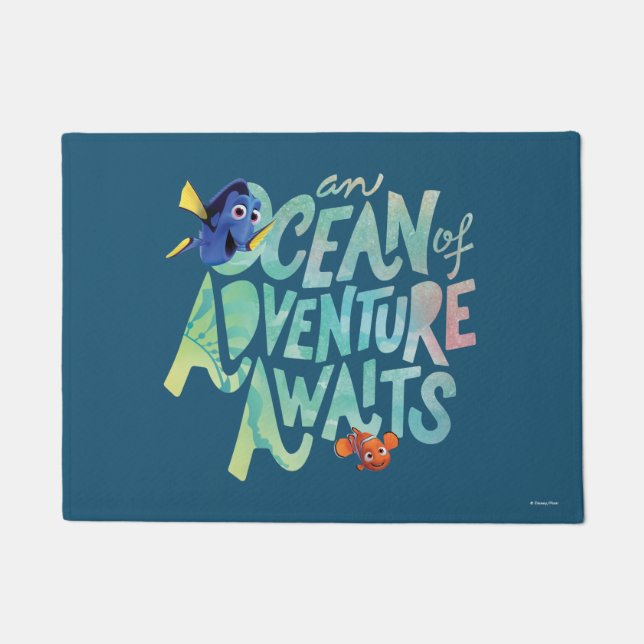 Dory & Nemo | An Ocean of Adventure Awaits Doormat (Front)