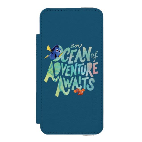 Dory  Nemo  An Ocean of Adventure Awaits Wallet Case For iPhone SE55s