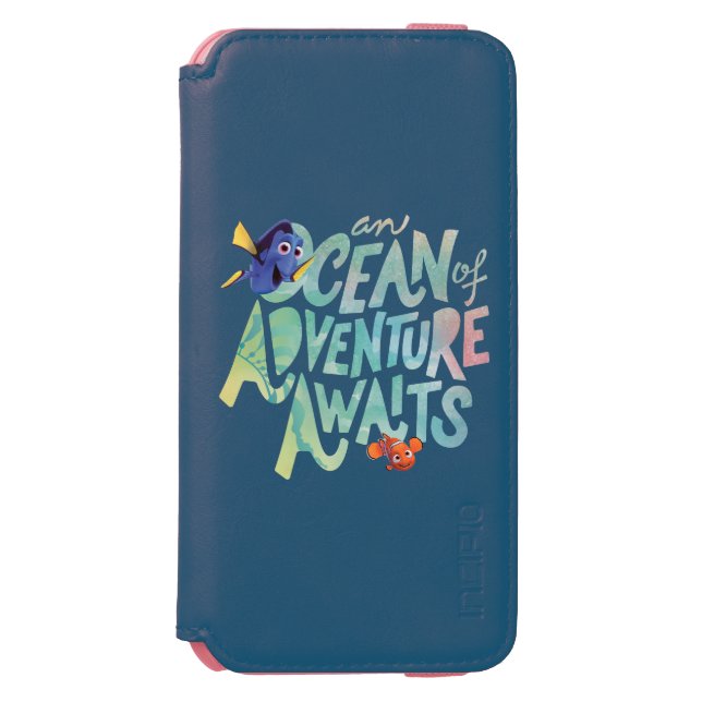 Dory & Nemo | An Ocean of Adventure Awaits Incipio iPhone Wallet Case (Folio Front)
