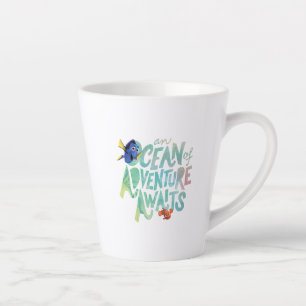 Dory & Nemo   An Ocean of Adventure Awaits Latte Mug
