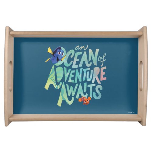 Dory  Nemo  An Ocean of Adventure Awaits Serving Tray