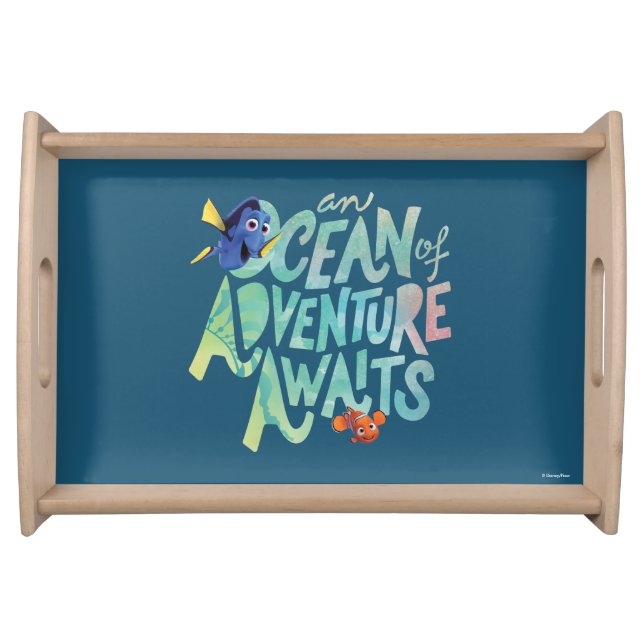 Dory & Nemo | An Ocean of Adventure Awaits Serving Tray (Front)