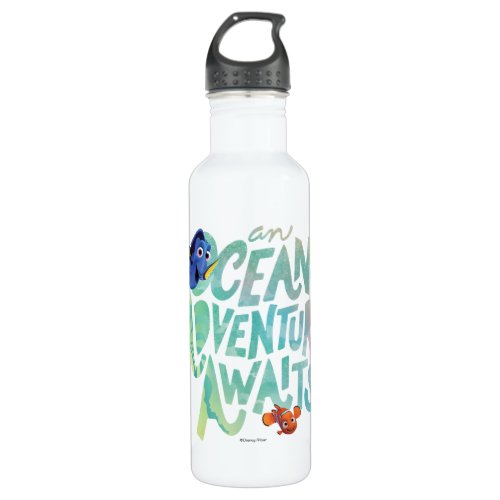 Dory  Nemo  An Ocean of Adventure Awaits Stainless Steel Water Bottle