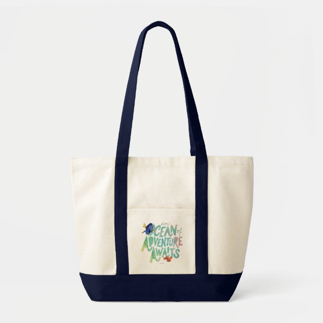 Dory & Nemo | An Ocean of Adventure Awaits Tote Bag (Front)