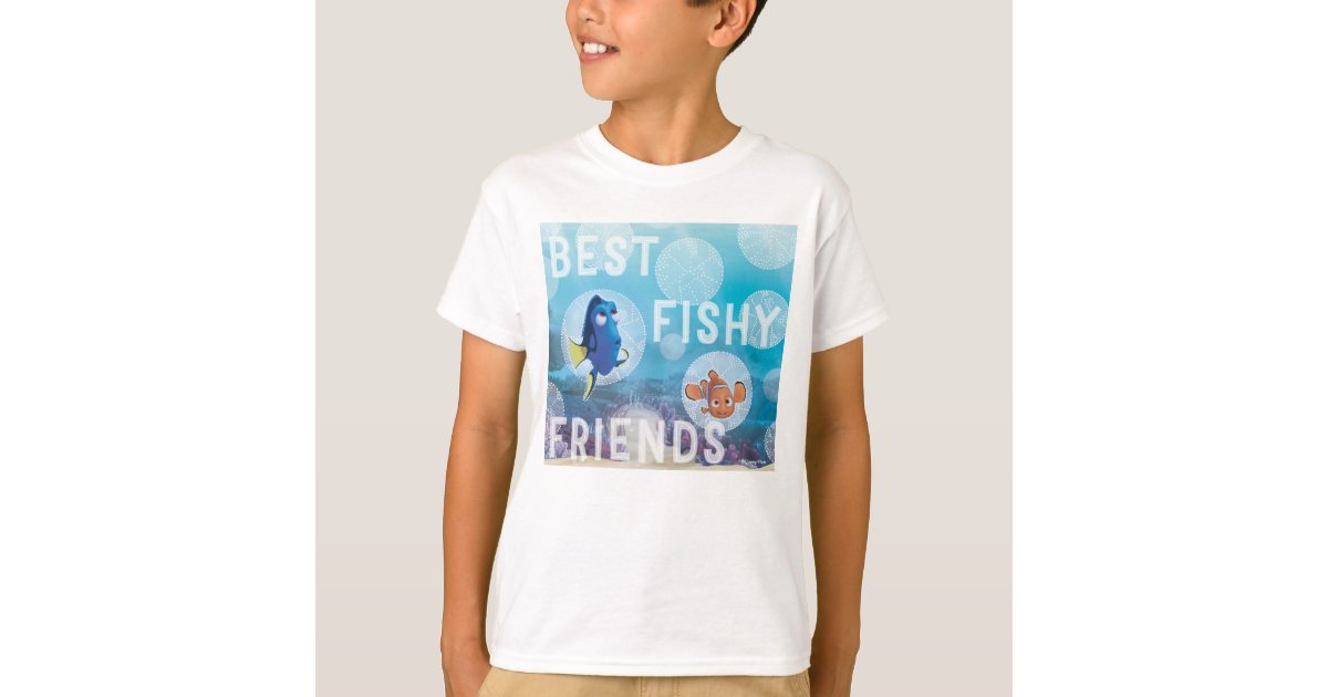 Disney Pixar Finding Nemo Squad Fish Guide Graphic Shirt, Magic
